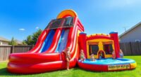 top backyard water slide combos