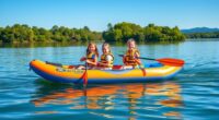 top family inflatable kayaks