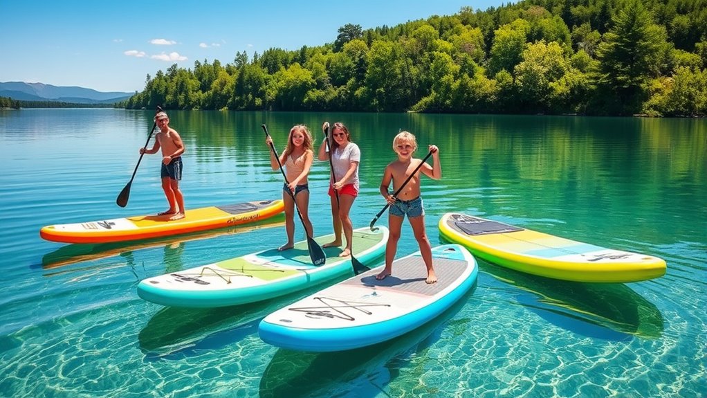 top family inflatable paddle boards