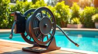 top heavy duty pool hose reels