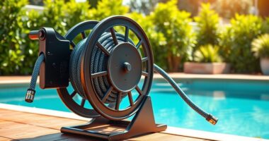 top heavy duty pool hose reels