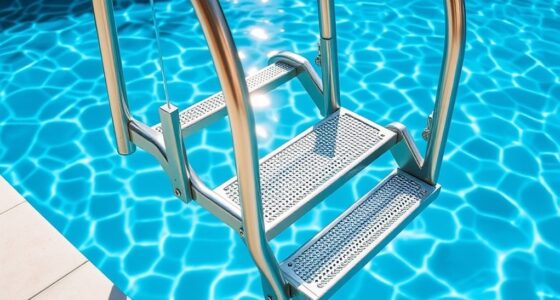 top heavy duty pool ladders