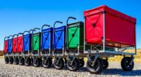 top heavy duty utility wagons