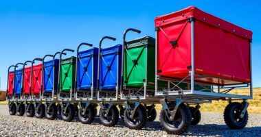 top heavy duty utility wagons