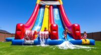 top heavy duty water slides