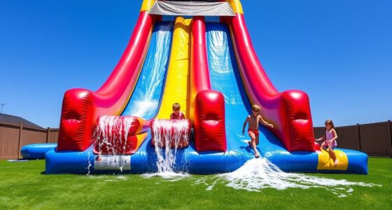 top heavy duty water slides