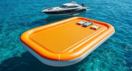 top inflatable boat swim platforms
