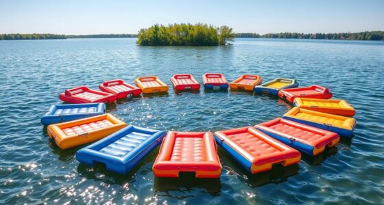 top inflatable lake docks