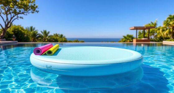 top inflatable pool yoga platforms
