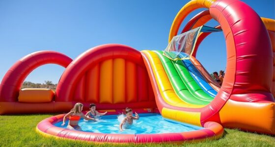top inflatable slide pools