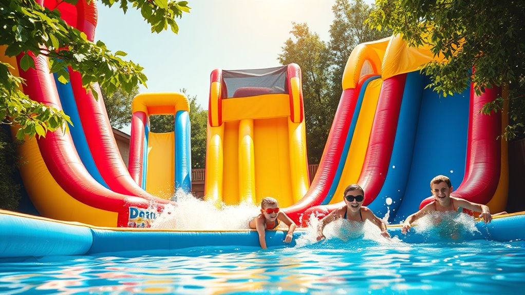 top inflatable water slides