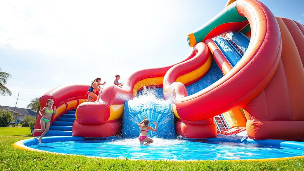 top inflatable water slides