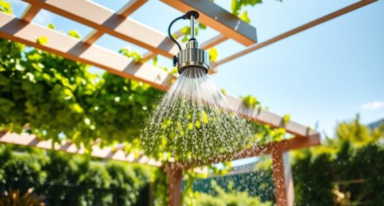 top pergola misting kits