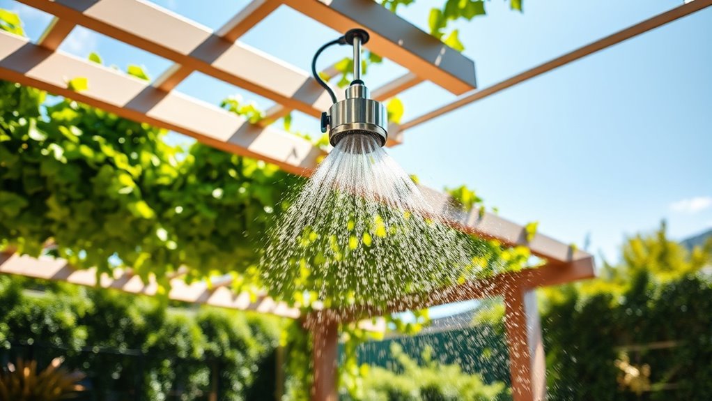 top pergola misting kits