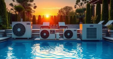 top pool heating and cooling