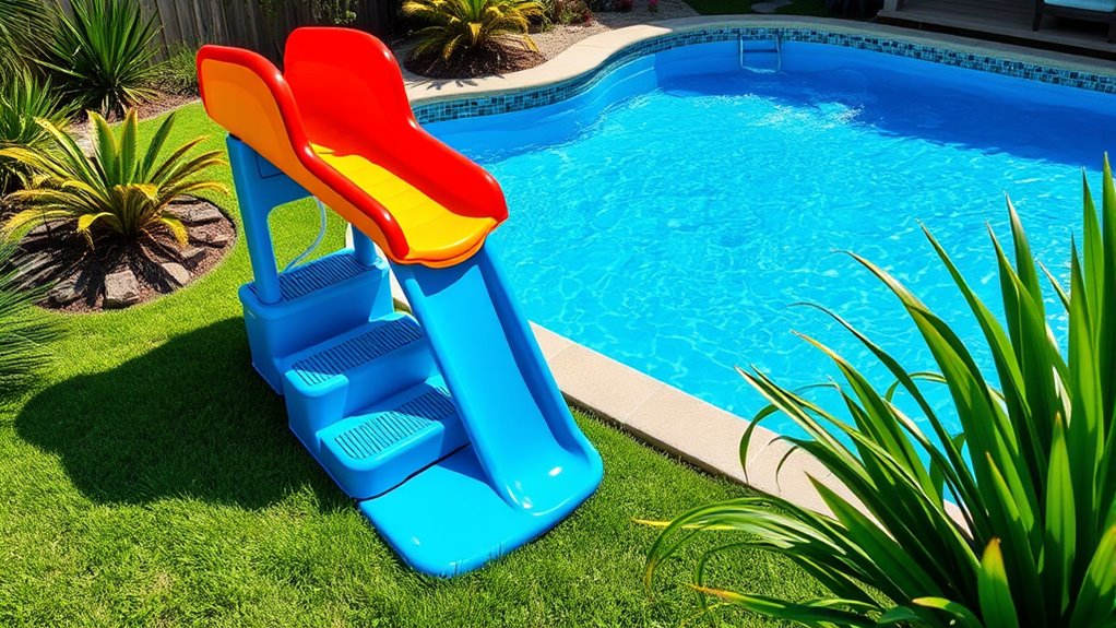 top pool slide installation kits