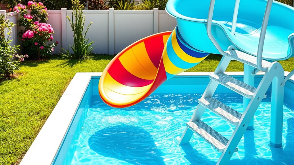 top pool slide ladder sets