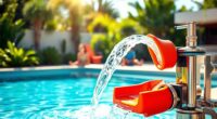 top pool slide water pumps