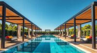 top poolside hard gazebos