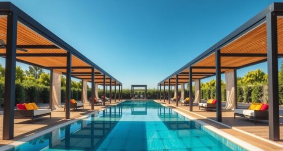 top poolside hard gazebos