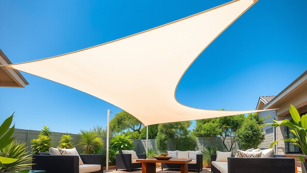 top rectangle shade sail options