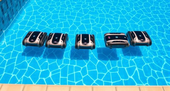 top robotic tile pool cleaners