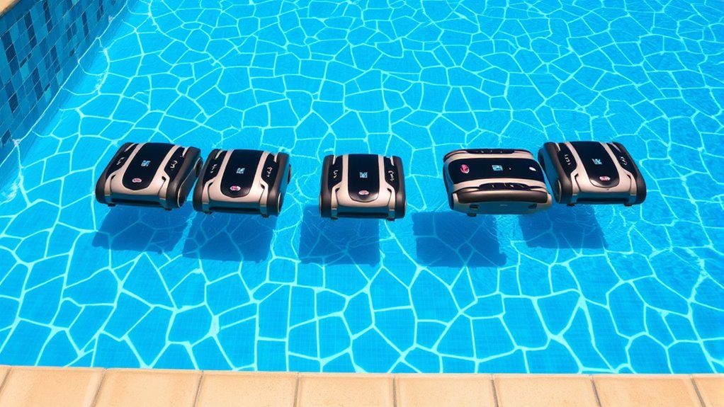 top robotic tile pool cleaners