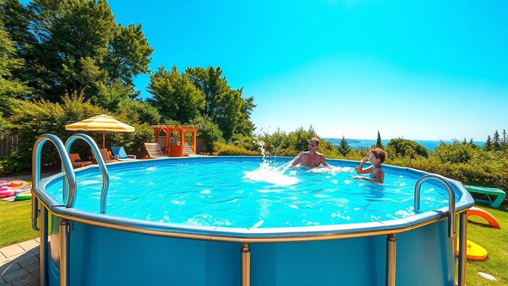 top steel frame pool picks