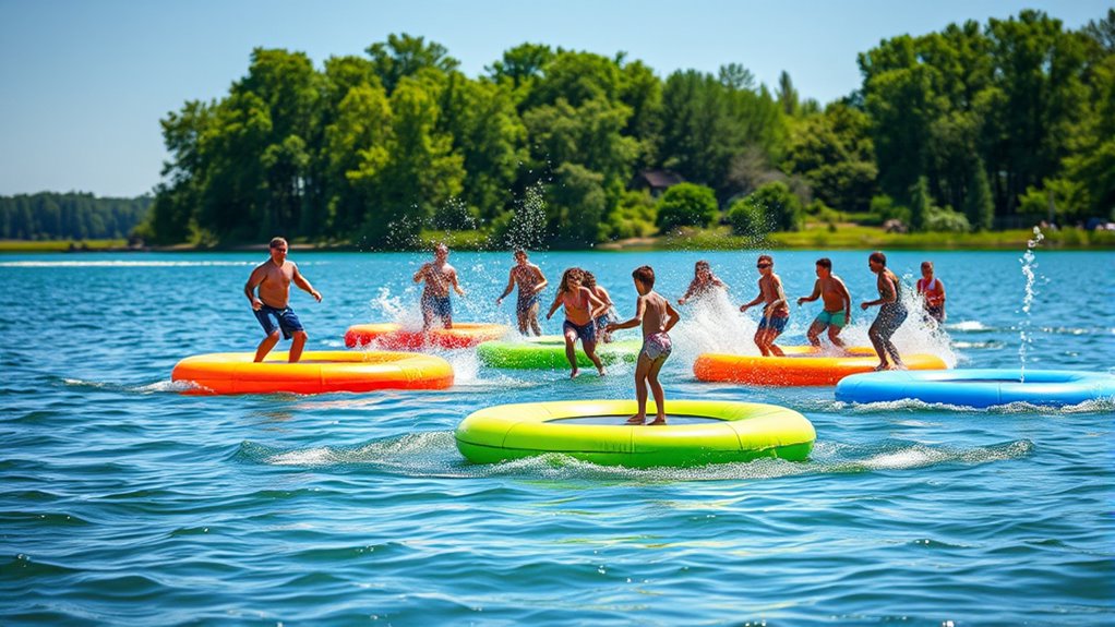 top water trampolines list