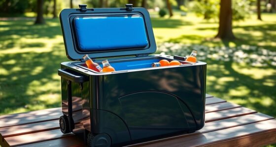 top wheeled coolers with cushions