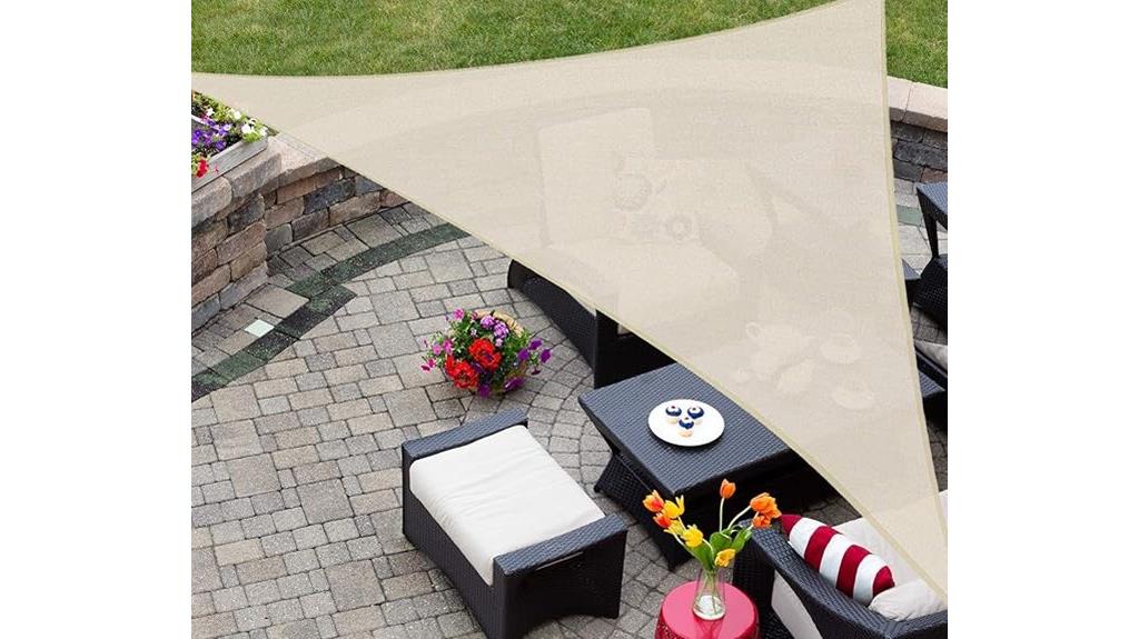 triangular uv sun shade
