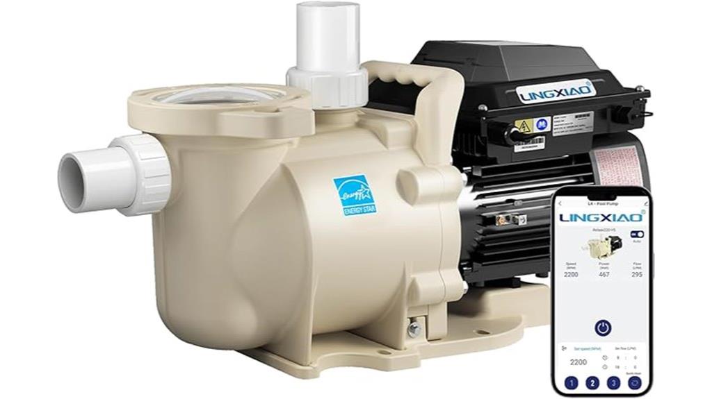 two horse variable speed pump