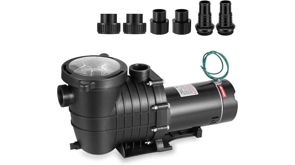 two horsepower dual voltage pump