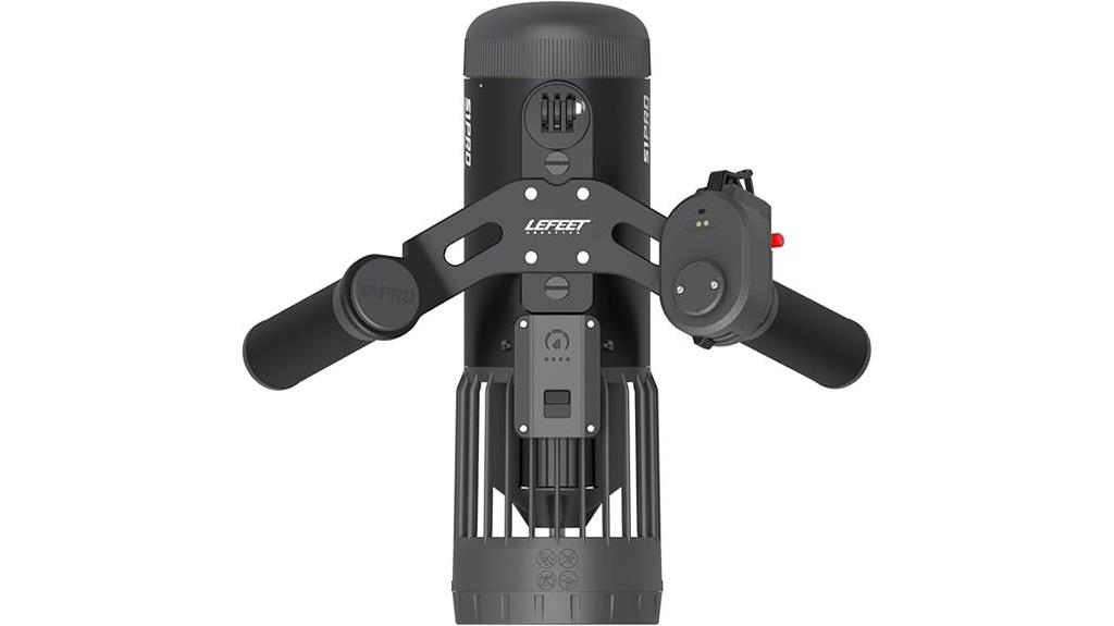 underwater scooter with camera