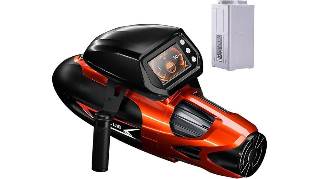 underwater scooter with gears