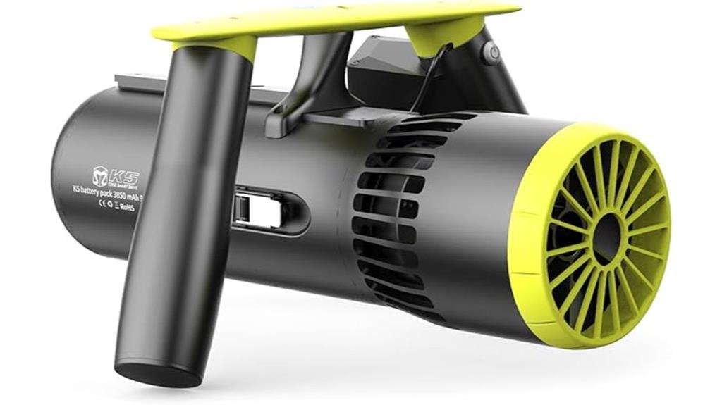 underwater scooter with modular gear