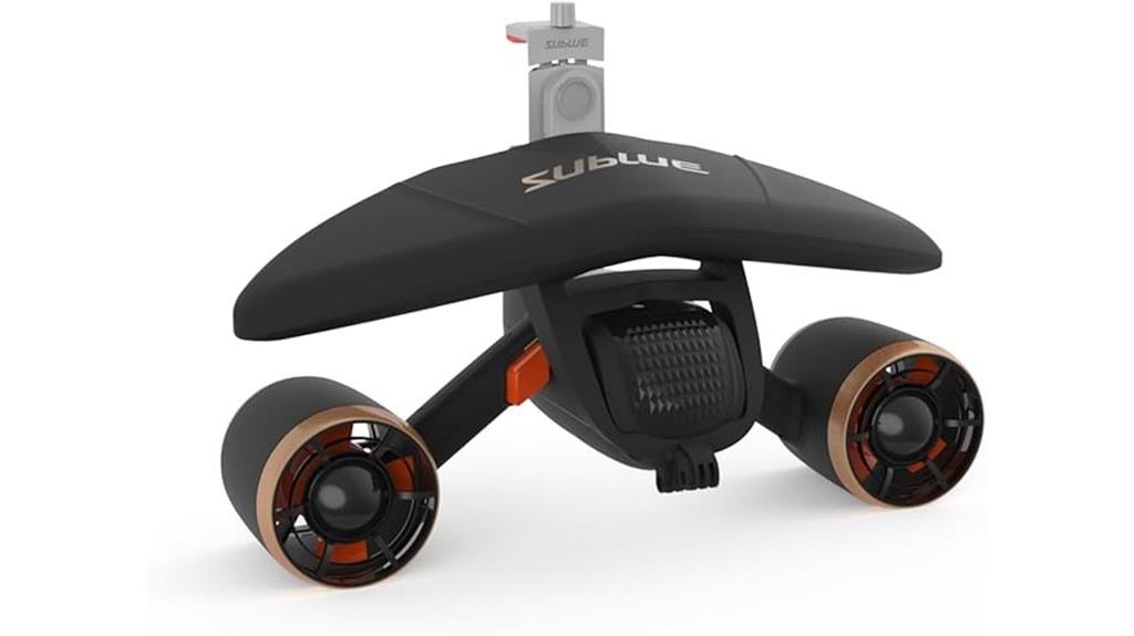 underwater scooter with mount