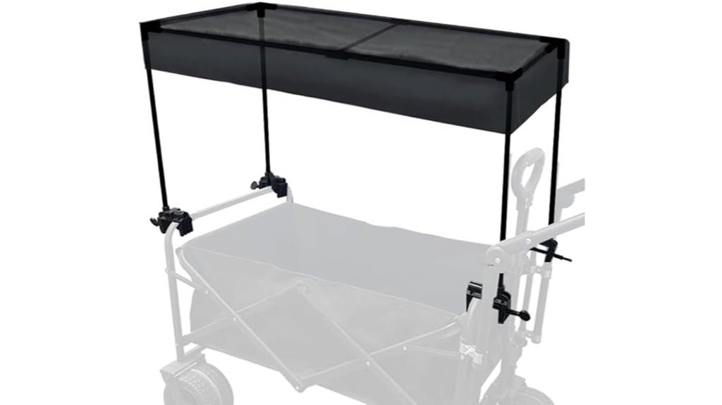 universal foldable wagon canopy