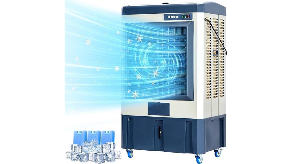 uthfy swamp cooler capacity