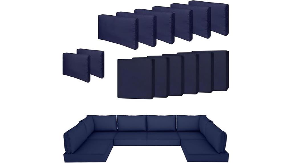 waterproof outdoor cushion set