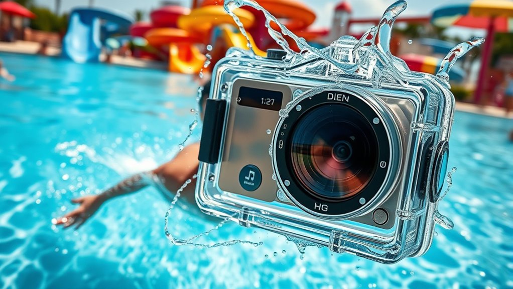 waterproof resolution battery mounting