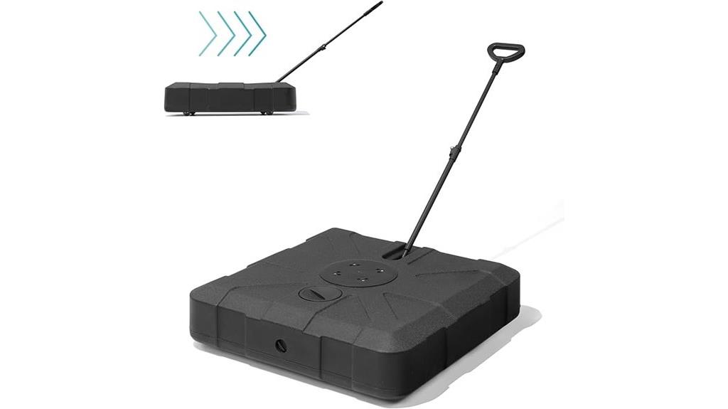 wheeled outdoor umbrella base