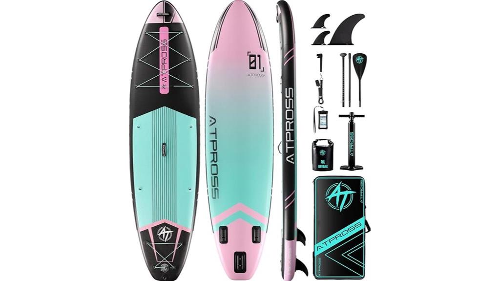 wide capacity inflatable paddleboard