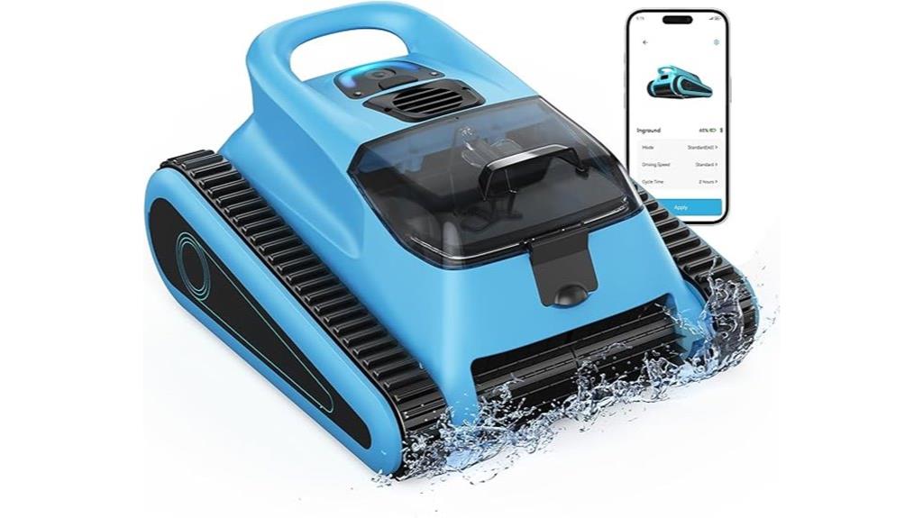 wireless pool cleaning robot