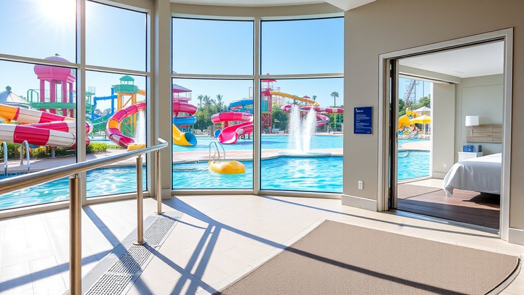 accessible water park accommodations