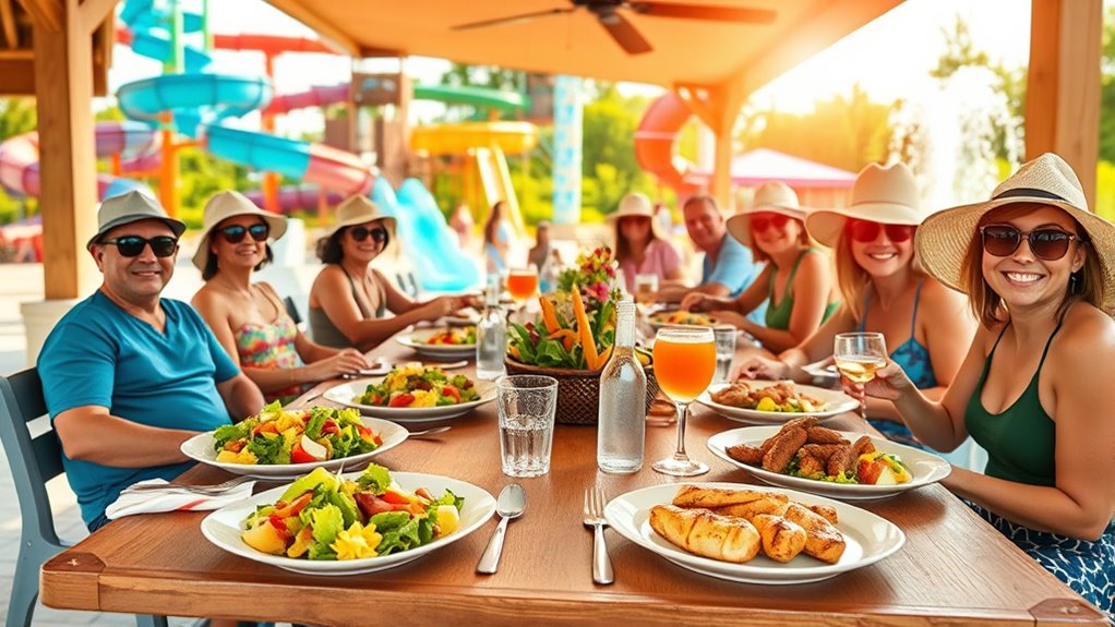 allergy friendly water park dining