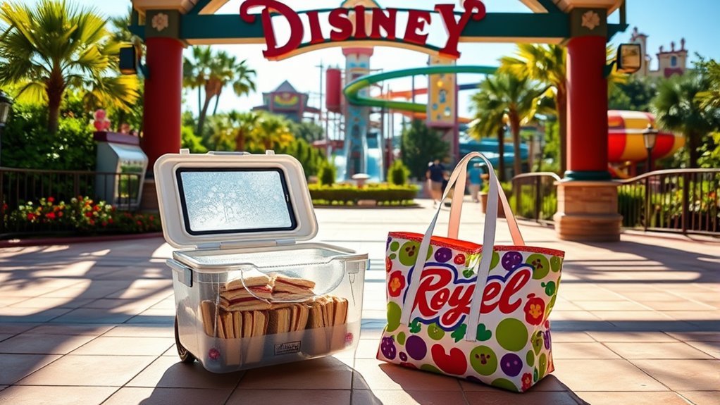 allowed and prohibited cooler items