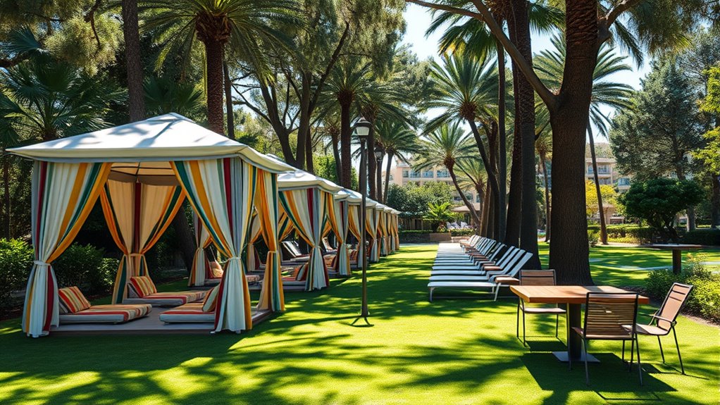 cabanas versus reserved seating
