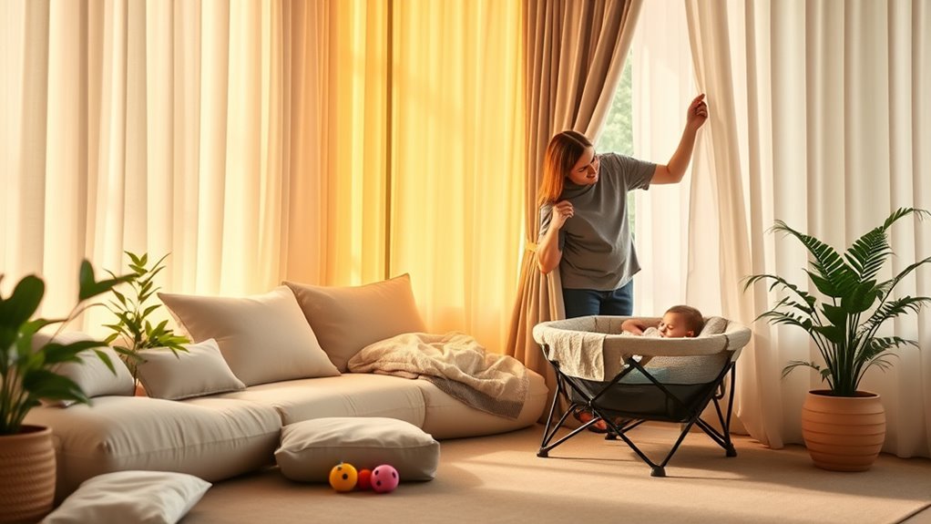 consistent routines and calming environment