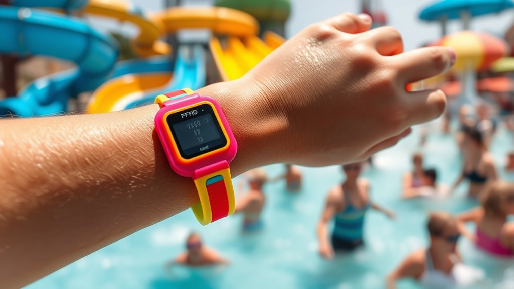 contactless waterpark access and payments